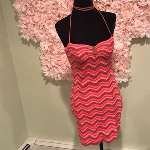 Guess crochet zig zag striped dress ON HOLD